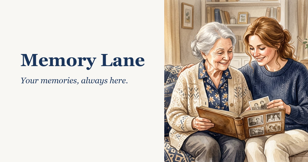Memory Lane | Your memories, always here